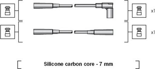 Magneti Marelli 941318111007 - Sytytysjohtosarja inparts.fi