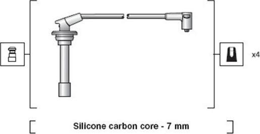 Magneti Marelli 941318111080 - Sytytysjohtosarja inparts.fi