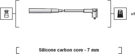 Magneti Marelli 941318111039 - Sytytysjohtosarja inparts.fi