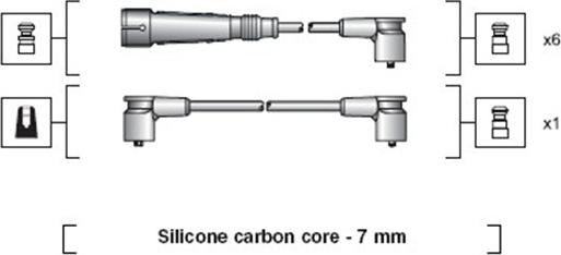 Magneti Marelli 941318111034 - Sytytysjohtosarja inparts.fi