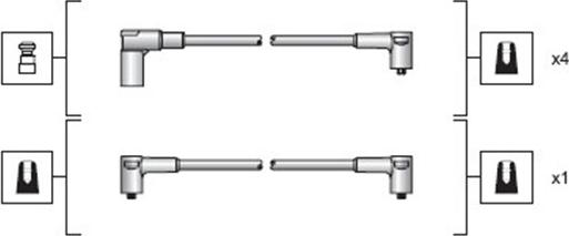 Magneti Marelli 941318111029 - Sytytysjohtosarja inparts.fi