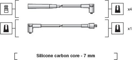 Magneti Marelli 941318111071 - Sytytysjohtosarja inparts.fi