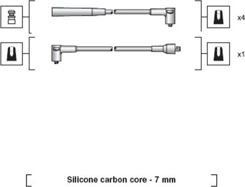 Magneti Marelli 941318111072 - Sytytysjohtosarja inparts.fi
