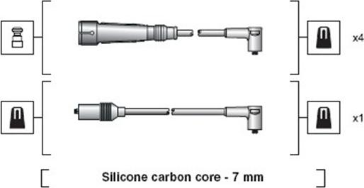 Magneti Marelli 941318111157 - Sytytysjohtosarja inparts.fi