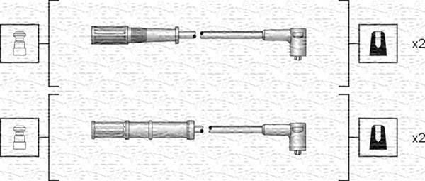 Magneti Marelli 941318111161 - Sytytysjohtosarja inparts.fi