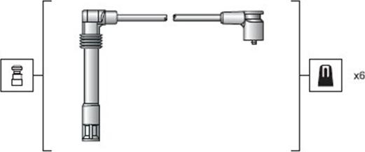 Magneti Marelli 941318111162 - Sytytysjohtosarja inparts.fi