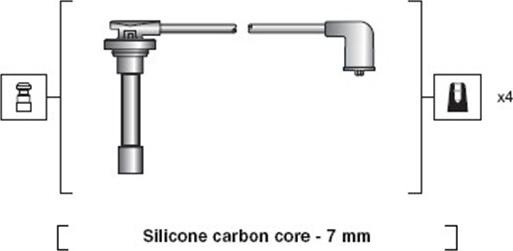 Magneti Marelli 941318111103 - Sytytysjohtosarja inparts.fi