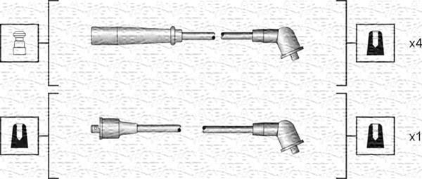 Magneti Marelli 941318111185 - Sytytysjohtosarja inparts.fi