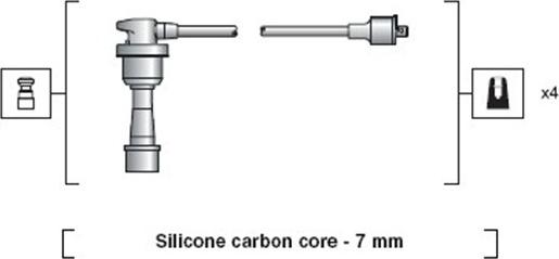 Magneti Marelli 941318111183 - Sytytysjohtosarja inparts.fi
