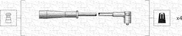 Magneti Marelli 941318111130 - Sytytysjohtosarja inparts.fi