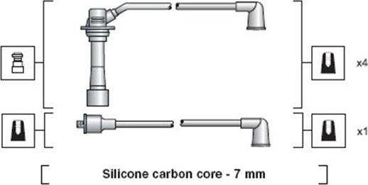 Magneti Marelli 941318111178 - Sytytysjohtosarja inparts.fi