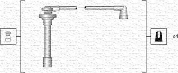 Magneti Marelli 941318111172 - Sytytysjohtosarja inparts.fi