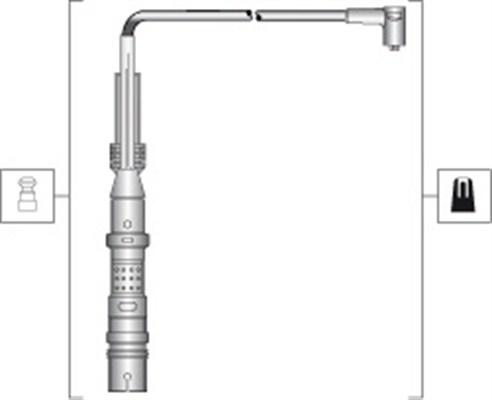 Magneti Marelli 941318111298 - Sytytysjohtosarja inparts.fi