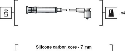 Magneti Marelli 941318111269 - Sytytysjohtosarja inparts.fi