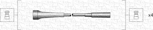 Magneti Marelli 941318111266 - Sytytysjohtosarja inparts.fi