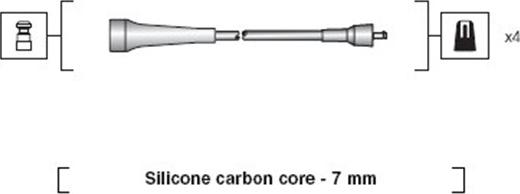 Magneti Marelli 941318111263 - Sytytysjohtosarja inparts.fi