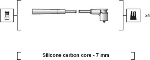 Magneti Marelli 941318111235 - Sytytysjohtosarja inparts.fi