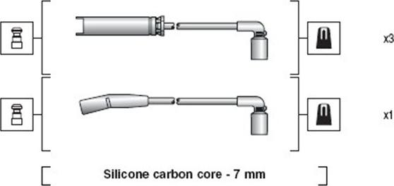 Magneti Marelli 941318111273 - Sytytysjohtosarja inparts.fi