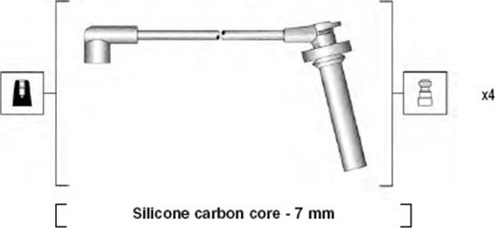 Magneti Marelli 941325070900 - Sytytysjohtosarja inparts.fi