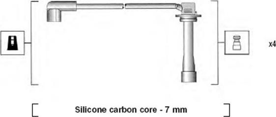 Magneti Marelli 941325140905 - Sytytysjohtosarja inparts.fi