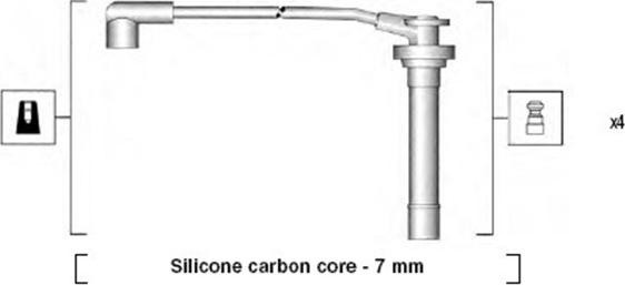 Magneti Marelli 941295060855 - Sytytysjohtosarja inparts.fi