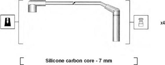 Magneti Marelli 941295010873 - Sytytysjohtosarja inparts.fi