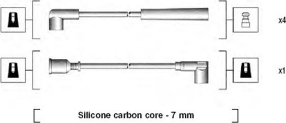 Magneti Marelli 941295030875 - Sytytysjohtosarja inparts.fi