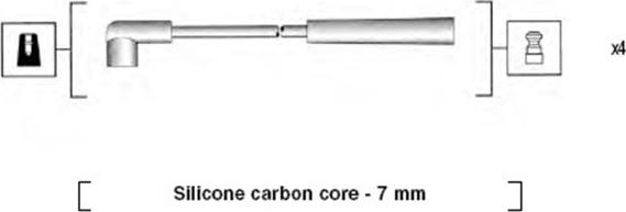 Magneti Marelli 941295140885 - Sytytysjohtosarja inparts.fi