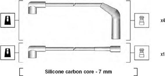 Magneti Marelli 941255170827 - Sytytysjohtosarja inparts.fi