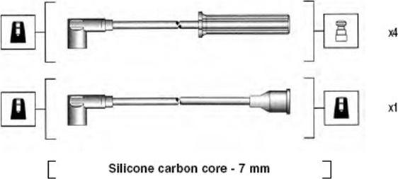 Magneti Marelli 941255200830 - Sytytysjohtosarja inparts.fi