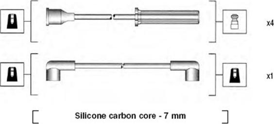 Magneti Marelli 941215080793 - Sytytysjohtosarja inparts.fi