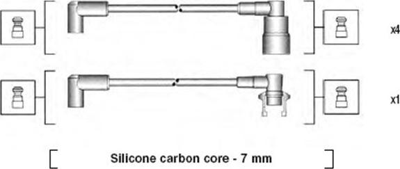 Magneti Marelli 941215070792 - Sytytysjohtosarja inparts.fi