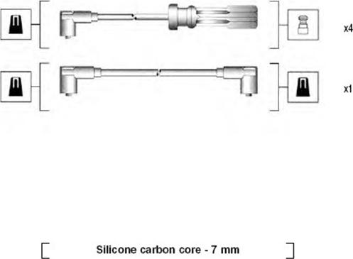 Magneti Marelli 941215100795 - Sytytysjohtosarja inparts.fi