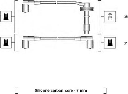 Magneti Marelli 941215110796 - Sytytysjohtosarja inparts.fi