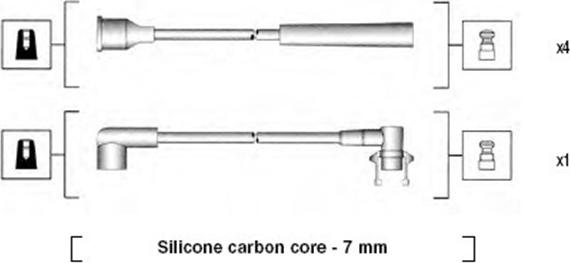 Magneti Marelli 941215130798 - Sytytysjohtosarja inparts.fi