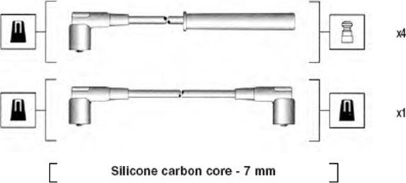 Magneti Marelli 941215120797 - Sytytysjohtosarja inparts.fi