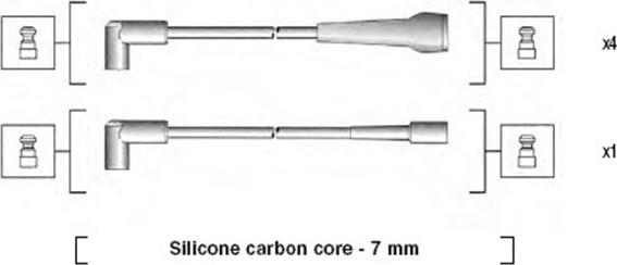 Magneti Marelli 941215220805 - Sytytysjohtosarja inparts.fi