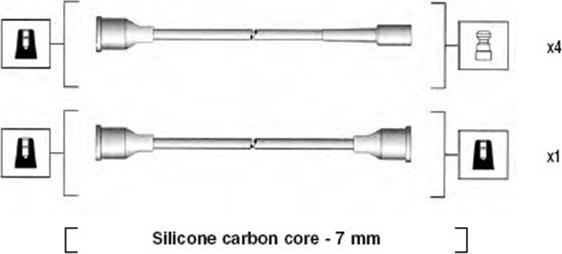 Magneti Marelli 941285030841 - Sytytysjohtosarja inparts.fi