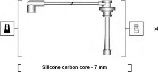 Magneti Marelli 941285030866 - Sytytysjohtosarja inparts.fi