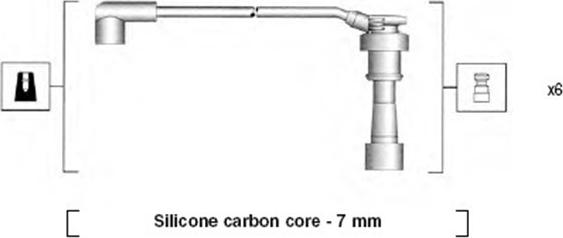 Magneti Marelli 941285150872 - Sytytysjohtosarja inparts.fi