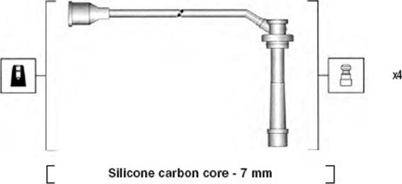 Magneti Marelli 941285100846 - Sytytysjohtosarja inparts.fi