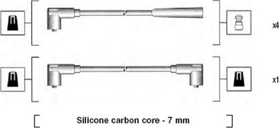 Magneti Marelli 941275010837 - Sytytysjohtosarja inparts.fi