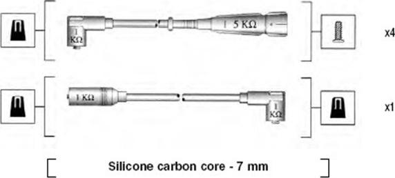 Magneti Marelli 941275030839 - Sytytysjohtosarja inparts.fi