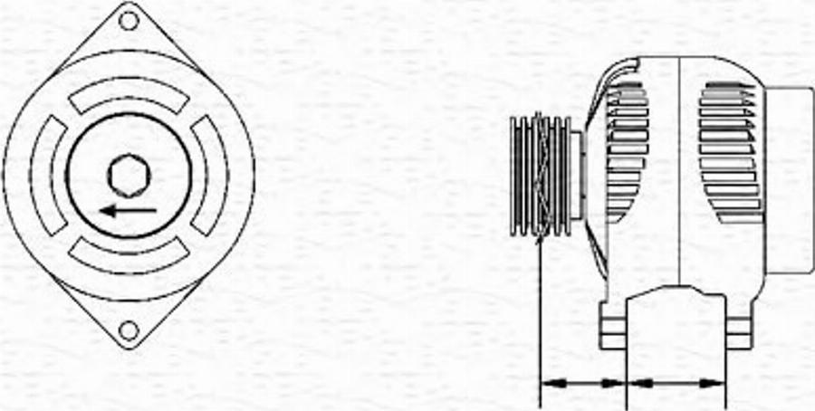 Magneti Marelli 943 34 620 101 0 - Laturi inparts.fi