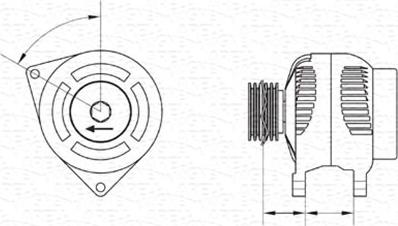 Magneti Marelli 943355230010 - Laturi inparts.fi