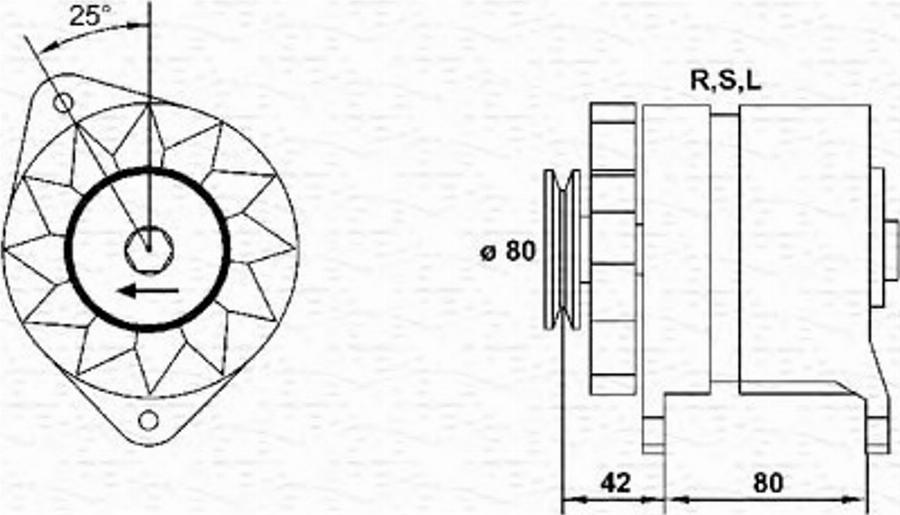 Magneti Marelli 943356921010 - Laturi inparts.fi