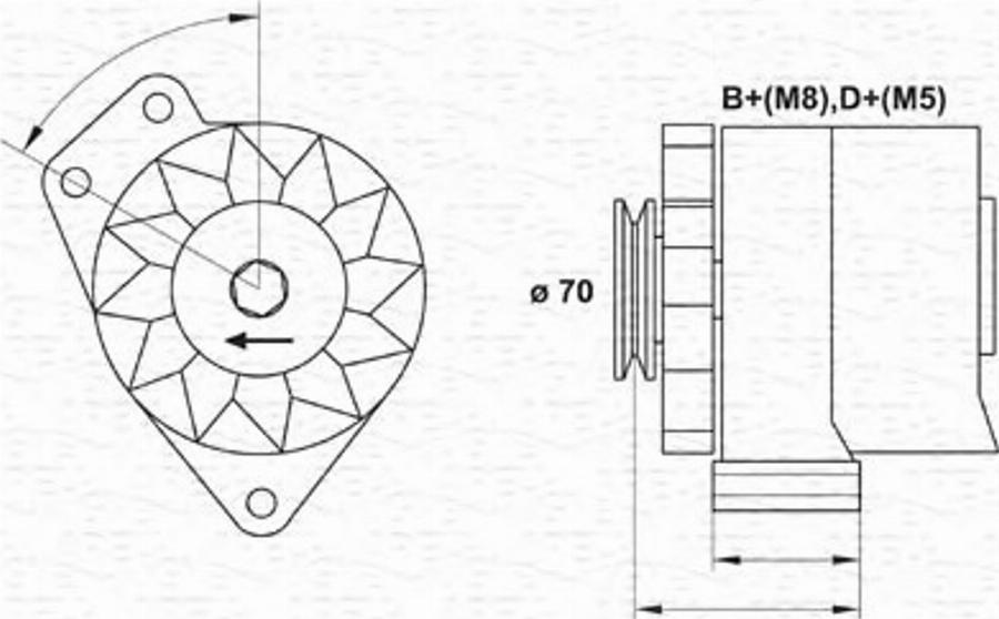 Magneti Marelli 943356606010 - Laturi inparts.fi