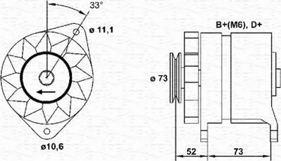 Magneti Marelli 943 35 685 101 0 - Laturi inparts.fi