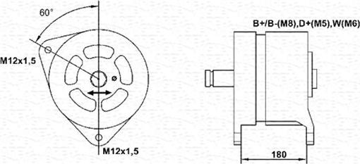 Magneti Marelli 943356226010 - Laturi inparts.fi