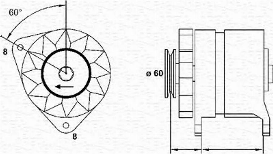 Magneti Marelli 943356746010 - Laturi inparts.fi